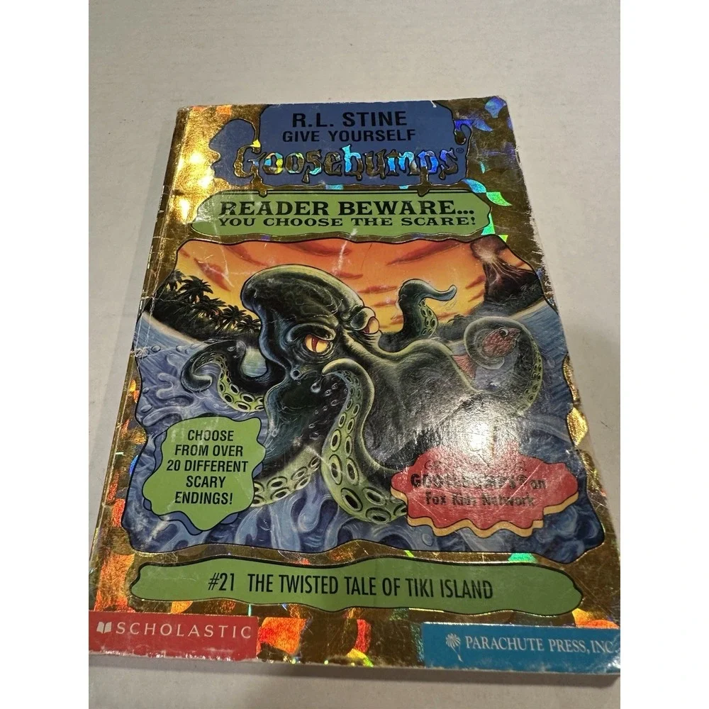 Goosebumps Readers Beware You Choose The Scare By R.L. Stine Paperback 1997